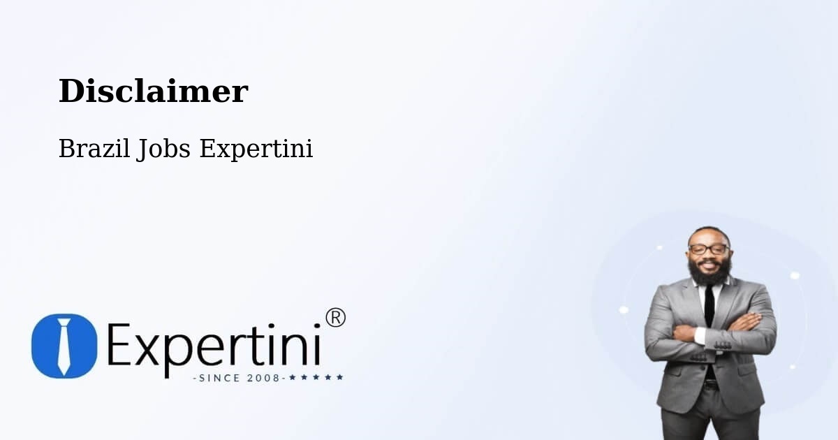 Disclaimer – Tabapuã - Brazil Jobs Expertini