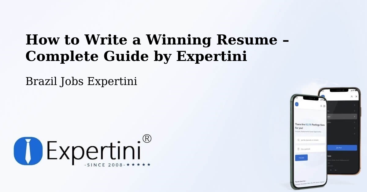 Resume Writing Guide for Job Seekers – Tabapuã - Tabapuã, Brazil Jobs Expertini